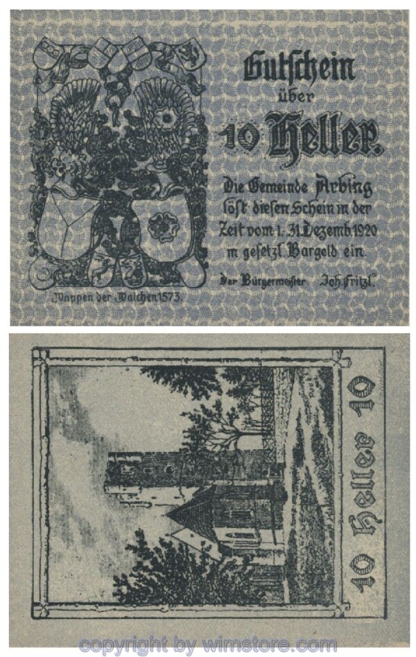 Arbing, G0049c, 10 Heller; 1