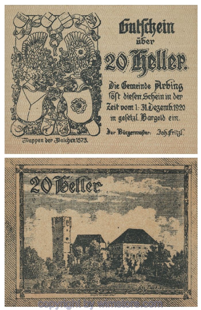 Arbing, G0049c, 20 Heller; 1