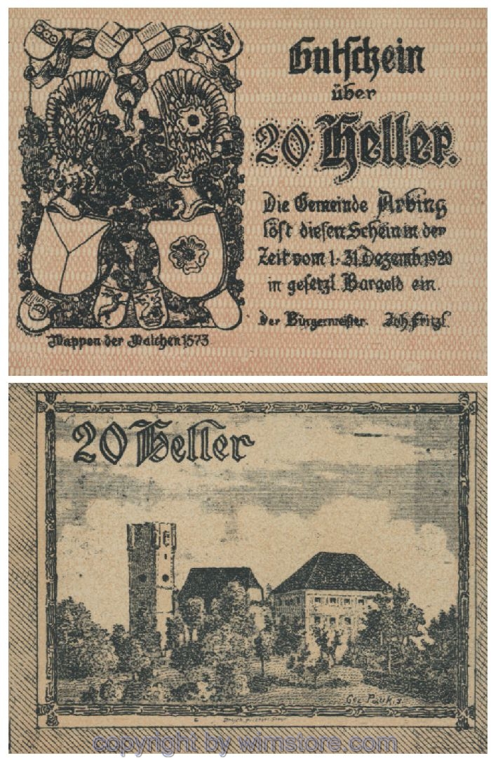 Arbing, G0049c, 20 Heller; 1-