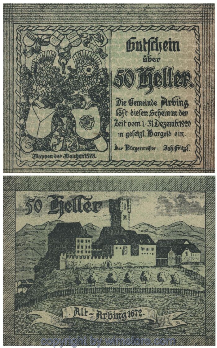 Arbing, G0049c, 50 Heller; 1