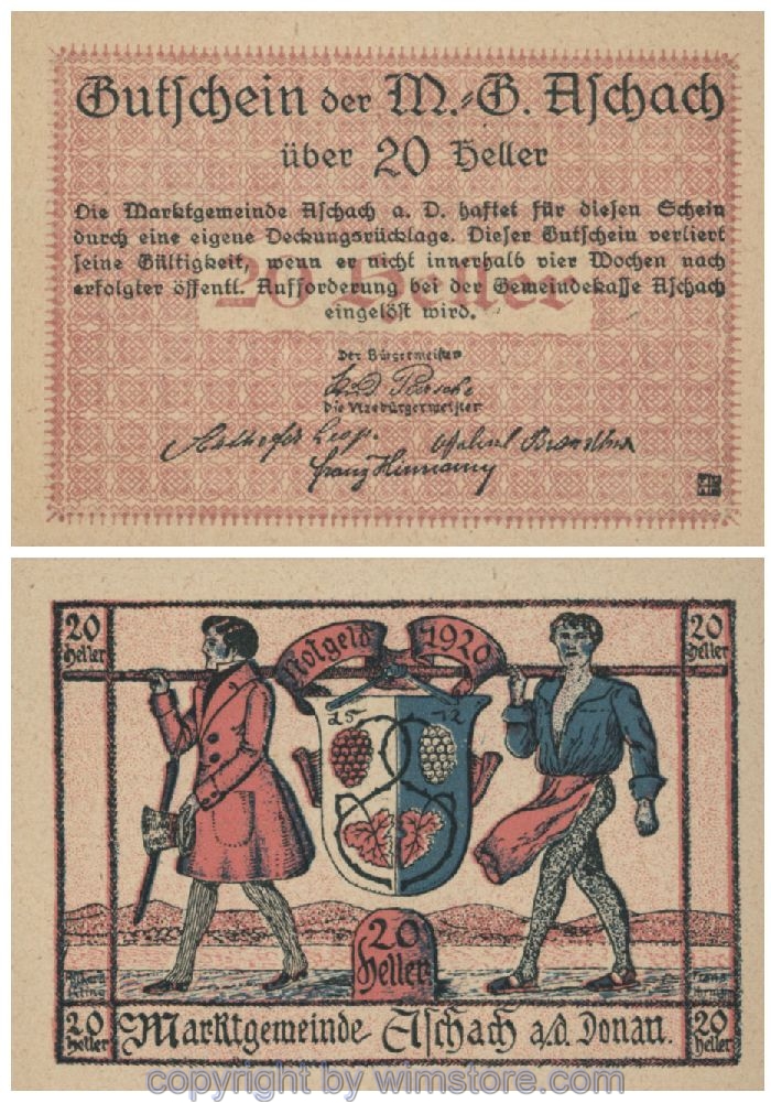 Aschach a.d. Donau, G0053IIb, 20 Heller, 02; 1