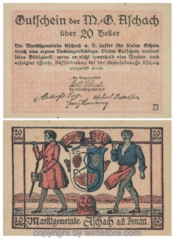Aschach a.d. Donau, G0053IIb, 20 Heller, 02; 1-