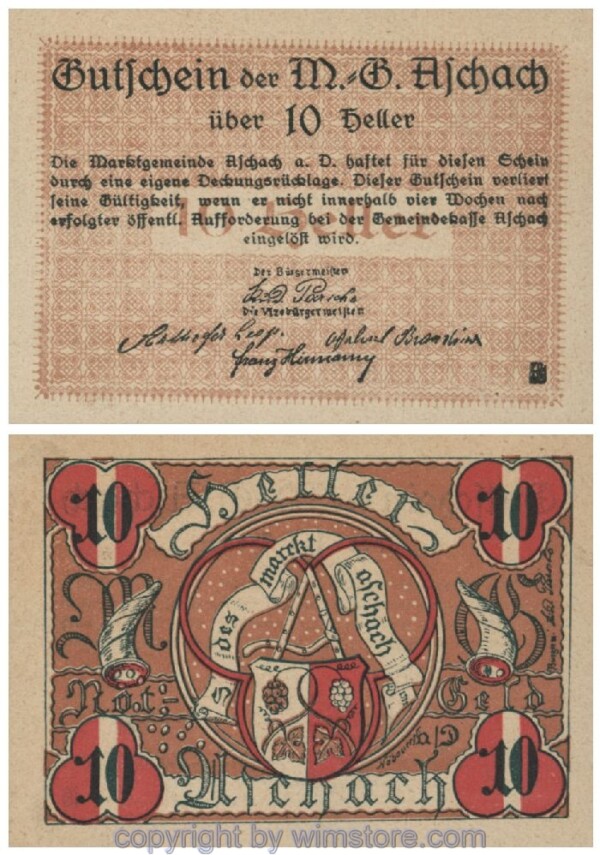 Aschach a.d. Donau, G0053IIb, 10 Heller, 31; 1