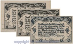 Attersee, G0060a, Serie 10, 20, 50 Heller; 1