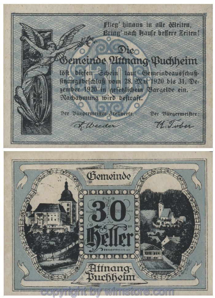Attnang-Puchheim, G0061II, 30 Heller, g-g; 1-