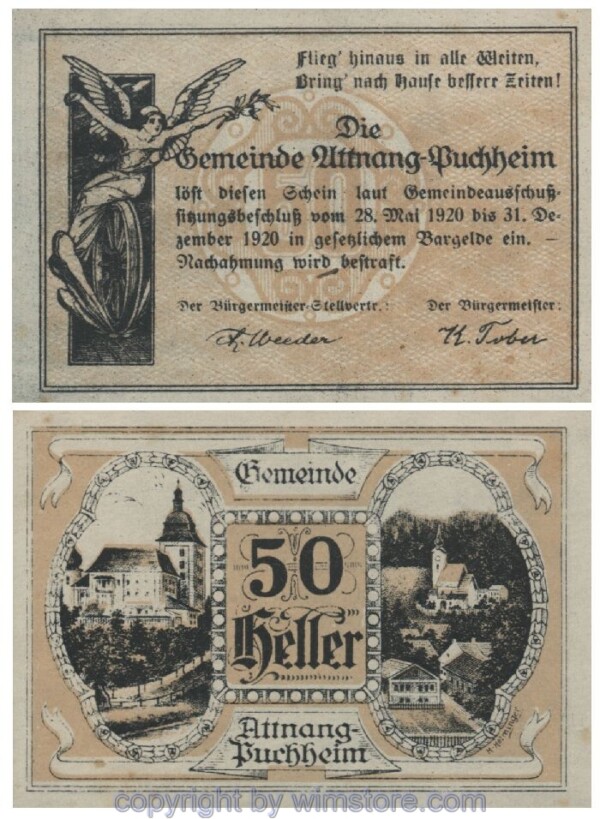 Attnang-Puchheim, G0061II, 50 Heller, g-g; 1-