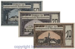 Aurolzmünster, G0069a, Serie 10, 20, 50 Heller; 1