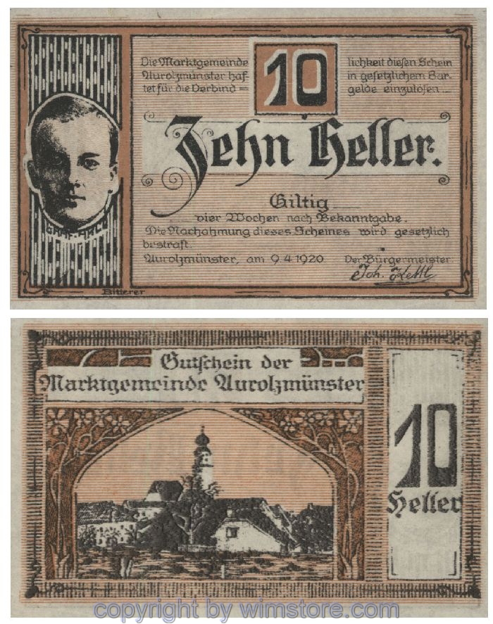 Aurolzmünster, G0069a, 10 Heller; 1