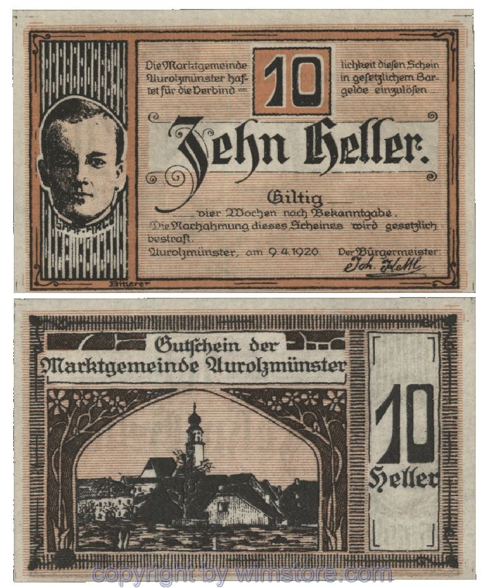 Aurolzmünster, G0069b, 10 Heller; 1