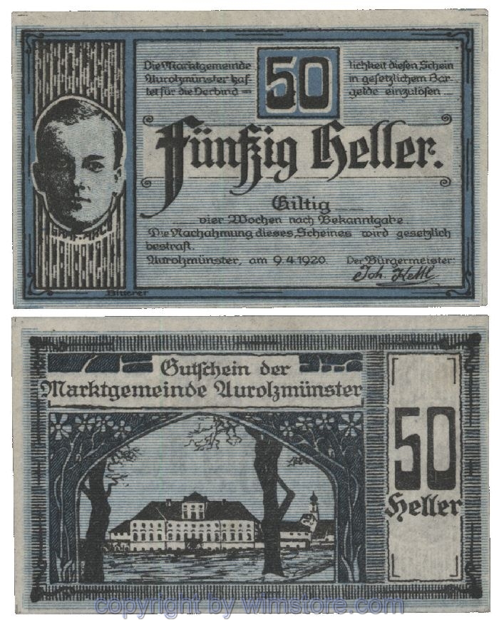 Aurolzmünster, G0069b, 50 Heller; 1