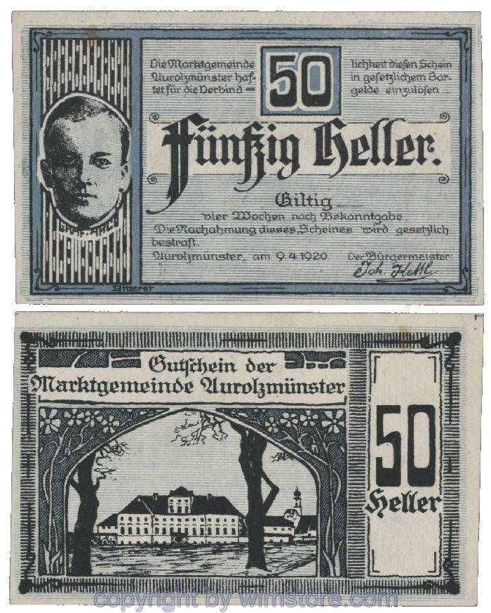 Aurolzmünster, G0069c, 50 Heller; 1-