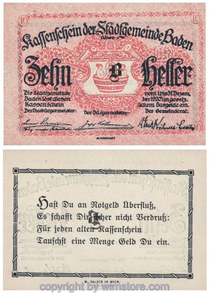 Baden, G0074IId, 10 Heller, B, Abart; 1