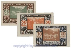 Bad Gastein, G0075Ia, Serie 10, 30, 60 Heller; 1-