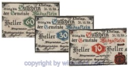 Bad Gastein, G0075IIa, Serie 10, 30, 60 Heller; 1-