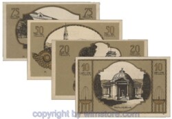 Bad Hall, G0076Ia, Serie 10, 20, 50, 75 Heller; 1-