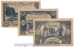 Baumgarten, G0078a, Serie 20, 30, 50 Heller; 1-