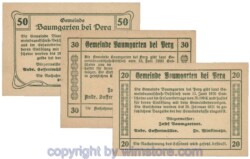Baumgarten, G0078b, Serie 20, 30, 50 Heller; 1