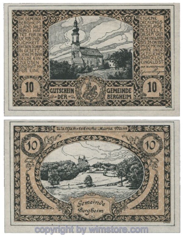 Bergheim, G0082Ia, 10 Heller; 1