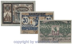 Berndorf, G0083a, Serie 20, 30, 50 Heller; 1