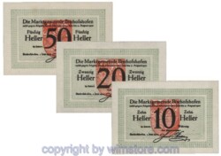 Bischofshofen, G0088a, Serie 10, 20, 50 Heller; 1-