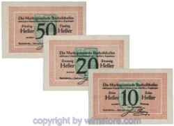 Bischofshofen, G0088b, Serie 10, 20, 50 Heller; 1-