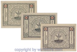 Bischofstetten, G0092a, Serie 10, 20, 50 Heller; 1