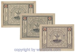 Bischofstetten, G0092a, Serie 10, 20, 50 Heller; 1-