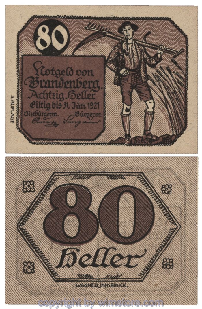 sn101803 Brandenberg, G0099c, 80 Heller; 1