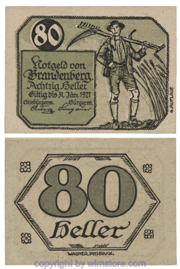 sn101813 Brandenberg, G0099d, 80 Heller; 1-