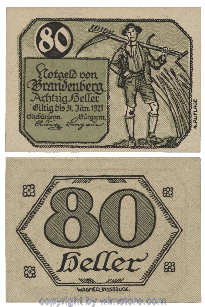 sn101813 Brandenberg, G0099d, 80 Heller; 1-