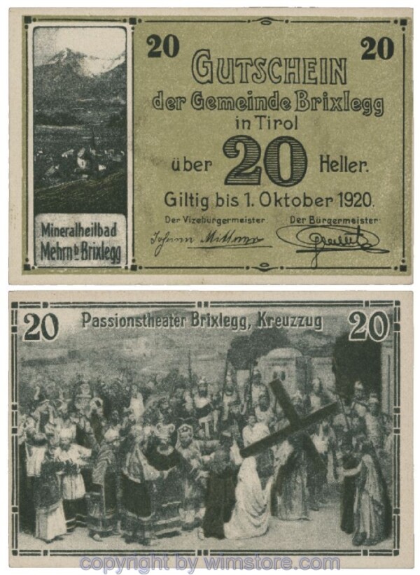 Brixlegg, G0104a, 20 Heller; 1-