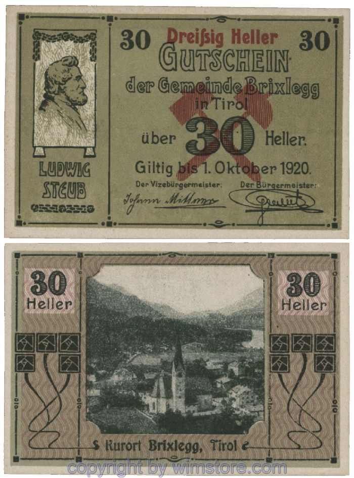 Brixlegg, G0104c, 30 Heller; 1