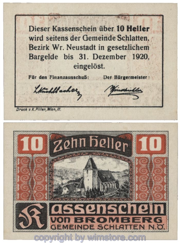 Bromberg, G0105c, 10 Heller; 1