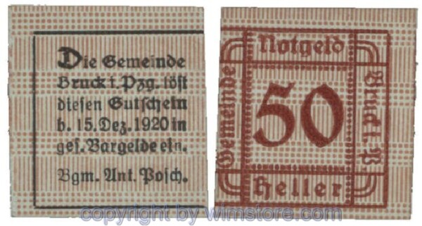 Bruck im Pinzgau, G0107Ib, 50 Heller; 1