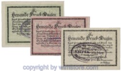 Bruck Waasen, G0108Ib2, Serie 10, 20, 50 Heller; 1