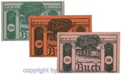 sn102051a Buch, G0113a, Serie 20, 30, 50 Heller; 1