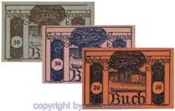 Buch, G0113b, Serie 20, 30, 50 Heller; 1