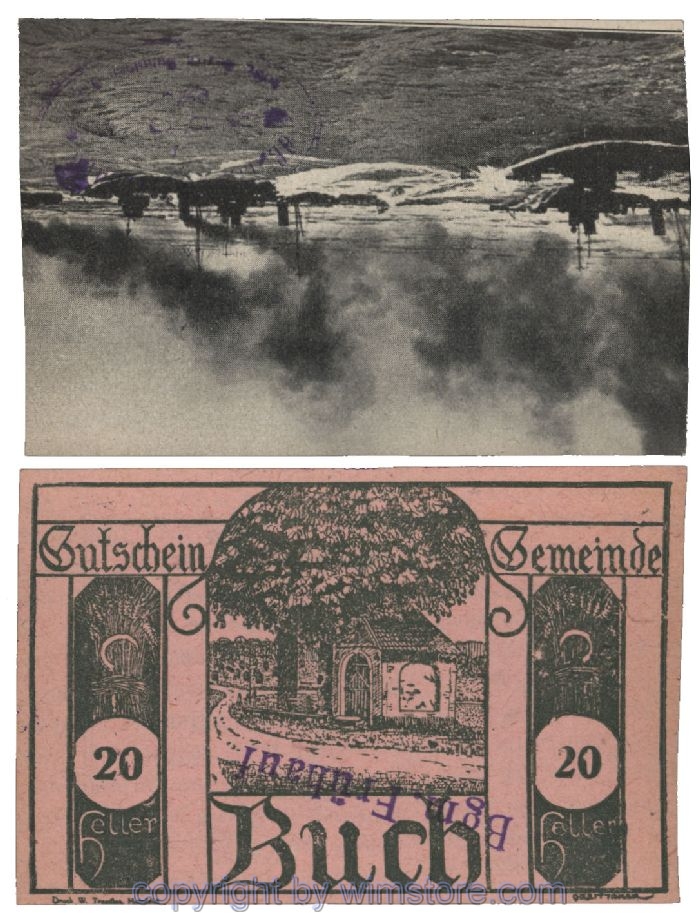 Buch, G0113S2oa, 20 Heller  1