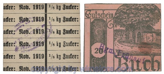 Buch, G0113S3pa, 20 Heller, links; 2