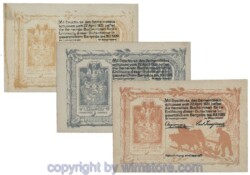 Buchkirchen, G0114a, Serie 10, 20, 50 Heller; 1-