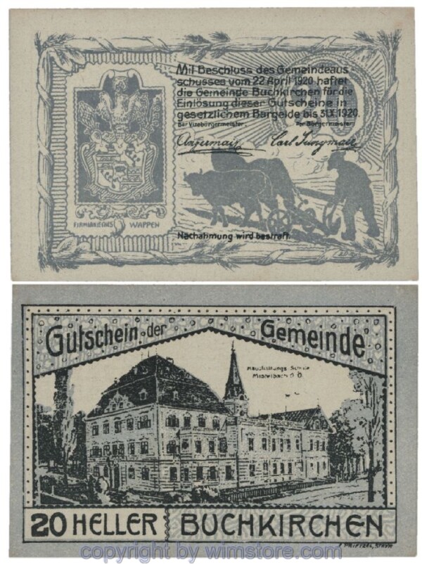Buchkirchen, G0114a, 20 Heller; 1
