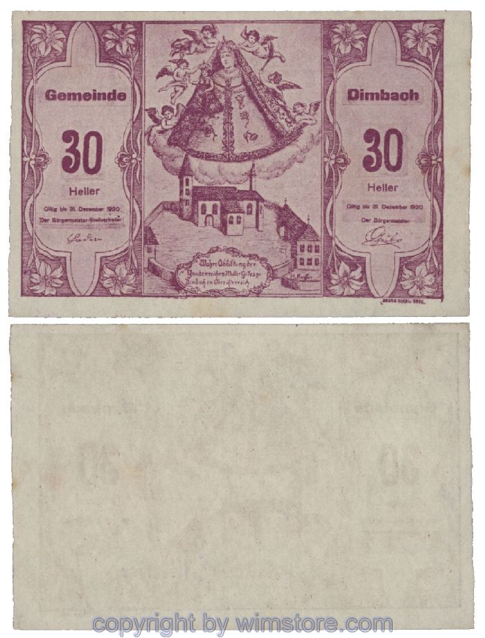 Dimbach, G0125b, 30 Heller; 1