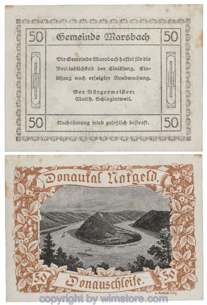 Donautal, G0127a002, 50 Heller; 1-