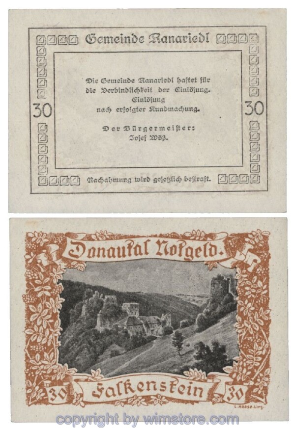 Donautal, G0127a003, 30 Heller; 1