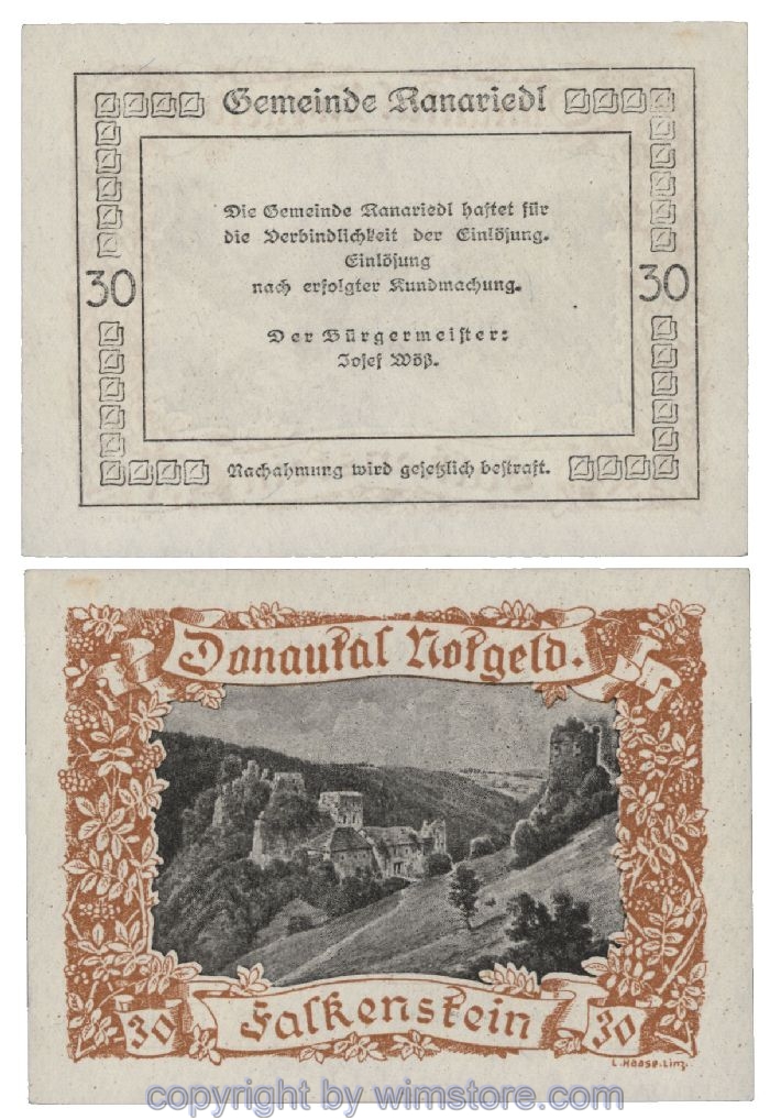 Donautal, G0127a003, 30 Heller; 1