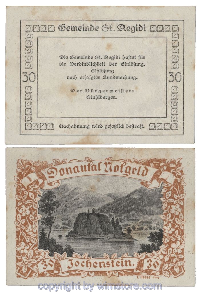 Donautal, G0127a006, 30 Heller; 1-