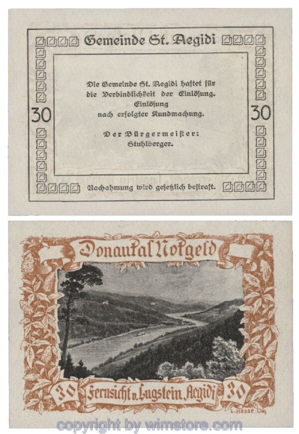 Donautal, G0127a008, 30 Heller; 1