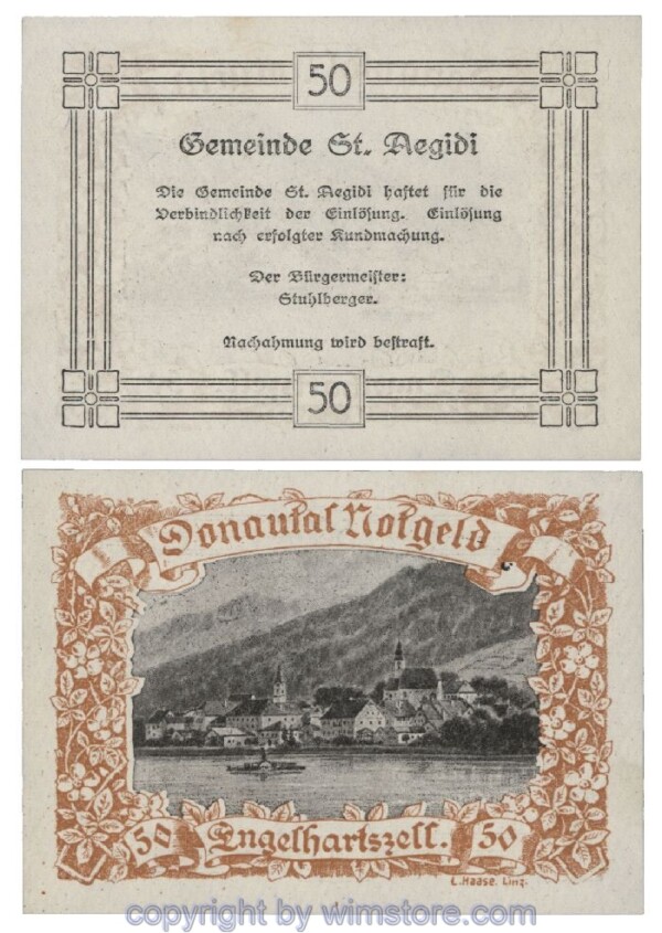 Donautal, G0127a010, 50 Heller; 1