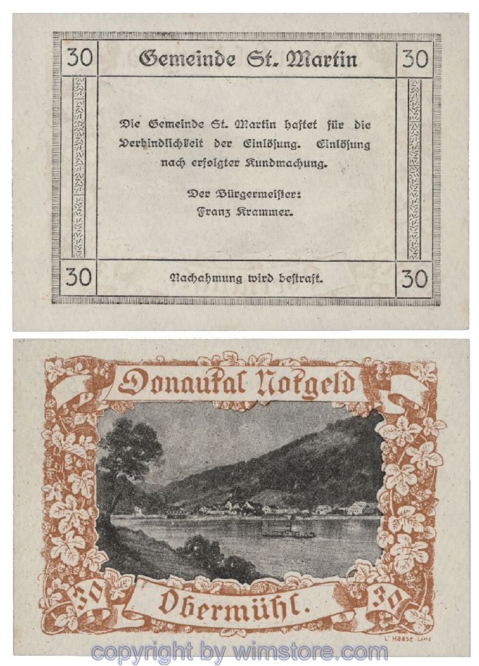Donautal, G0127a013, 30 Heller; 1