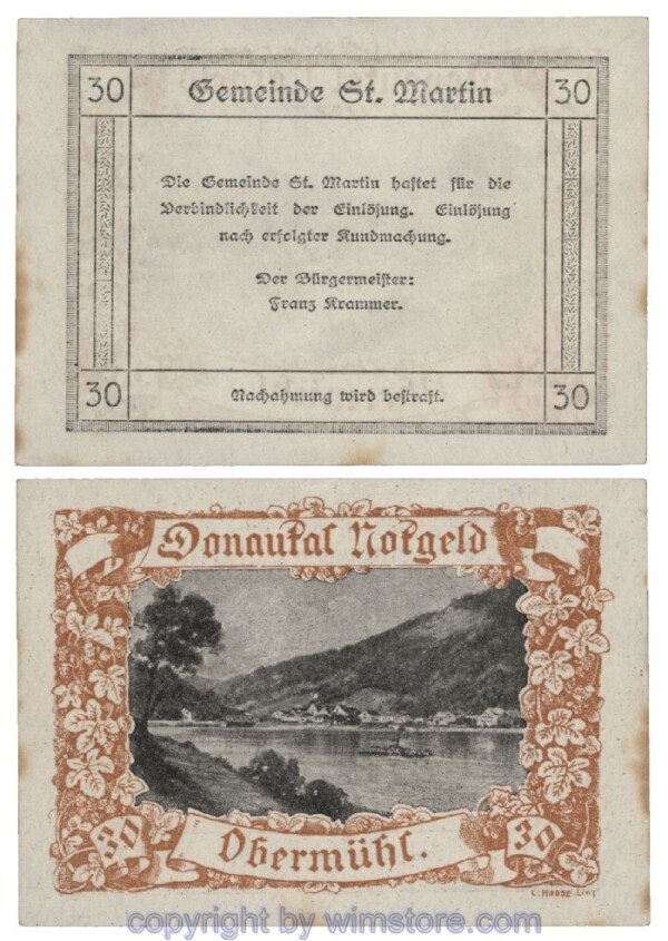 Donautal, G0127a013, 30 Heller; 1-
